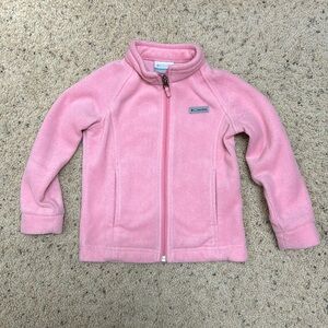 Columbia Toddler Girls Fleece Full Zip Jacket Light Pink